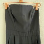 Jill Stuart Jill Structured Black Strapless Jumpsuit Black Classic 0 Photo 4