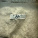 J.Jill Fine-Wale Corduroy Tan Beige Shirt Tuxedo Pleat Detail 100% Cotton Large Photo 4