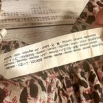 ZARA Multicolor Leopard Print Bliouson Sleeve Sateen Shirt, EUC, Size Small Photo 9