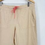 GapFit Women's Beige Ripstop Hiking‎ Pants Joggers Size Medium Photo 4