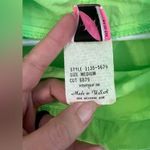 Vintage neon green Pinwheels pullover windbreaker 80’s workout vibes Size M Photo 2