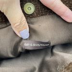 Bath & Body Works Vintage Y2K  Brown Fall Leaves Embroidered Mini Bag Photo 3