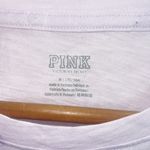 PINK - Victoria's Secret  cotton purple mini logo short sleeve t-shirt new Photo 8