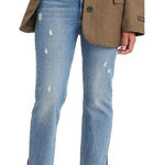 Levi's Premium 501 Original Cropped Women's Sz 30x26 Button Fly Distressed Jeans Photo 0