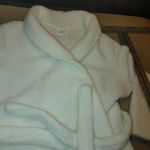 JC Penneys White Long Robe Vintage Meduim Pockets Fleece Housecoat Cozy Size undefined Photo 5