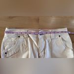 Tommy Hilfiger cropped carpenter pants cream size 6 Photo 4