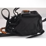 Gucci Black Backpack with Bamboo Handle Photo 4