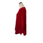 Eileen Fisher Red Pullover Sweater Flare Sleeve Womens plus Size 1X Photo 2