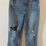 Abercrombie & Fitch Abercrombie Fitch Curve Love 90s Straight Ultra High Rise Jeans Size 25 Photo 0