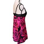 Morgan Taylor  Intimates Size Small S Magenta Rose Black Lingerie Built in Bra Se Photo 3