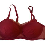 Honeylove CrossOver‎ Back Smoothing Underwire Free Bra In Ruby Size XL Red Photo 0