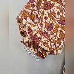 Anthropologie Love The Label Button Front Puff Sleeve Midi Dress Photo 4