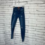Wax Jean “Butt, I Love You” High Rise Skinny Jeans Blue Medium Wash Women’s 1/24 Photo 7