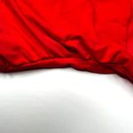 Red One Piece Deep V Swimsuit L Size L Photo 3