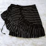Anthropologie New  New Moon River Wrap Around Pin Striped Skirt - Size Large Photo 8