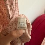 Brandy Melville  Pink floral Midi Skirt Photo 5