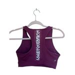 Peloton  Maroon Sports‎ Bra Size Small Zebra Print Photo 4