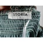 STORIA Floral Ruffle Tiered Dress Mint Green Woman's Size Small NWT! Photo 11