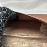 None Beige Wristlet Clutch EUC Photo 3