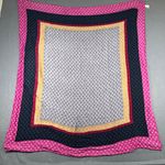 Banana Republic Factory Viscose Box Scarf 36" x 42" Soft Multicolor Scarf Pink Photo 8