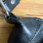 NEXT Leather Baguette Small Shoulder Bag Purse Y2K Black Photo 3