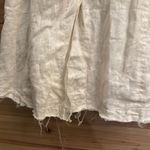 ALLSAINTS  Size 8 100% Linen Harlequin Button Front Trench Coat Lagenlook Photo 11