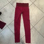 Ryka Pink Red Leopard Athletic Leggings MEDIUM Photo 1