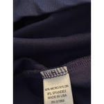 judy p Navy Blue 3/4 Sleeve V Neck Top Women's Size S Micro Nylon Spandex Photo 3