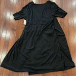 Old Navy  Maternity Black Wrap Style Ruched Dress Size XL NWT Photo 3