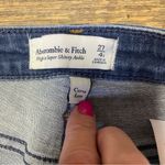 Abercrombie & Fitch High Rise Super Skinny Ankle Jeans 27/4R Curve Love Button Photo 3