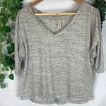 Bella heather grey mid sleeve top M Size M Photo 0