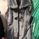 Black Teddy Jacket with Plush Faux Fur and Hood Green Photo 1