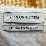 Urban Outfitters  Yellow White Gingham Puff Sleeves Mini Dress, Size SP Photo 9