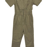 Dickies  Women's Vale Cotton Short Sleeve Coverall Jumpsuit Khaki, Size M, NWOT Photo 0