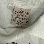 Vintage y2k grandma granny Nurse collared sweatshirt White Size M Photo 2