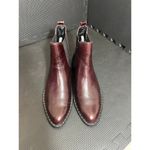L'Intervalle Aversa Bordeau Leather Burgundy Maroon Booties Womens Shoes Size 38 Red Photo 1