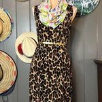 Slinky Brand Vintage Leopard Print Dress Medium Photo 2