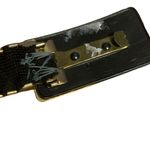 VINTAGE 1980'S GOLD TONE METAL STRETCH ARTICULATED BELT (M/L) Photo 5