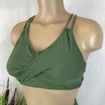 Beachsissi  Army Green 2 Piece Bikini Swim Bathing Suit Set S NEW Photo 2