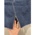 Madewell Denim Pegged Pencil Skirt Photo 8
