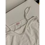 Goldie $100 New  Lewinter White Side Ruched Tank - Pima cotton - Small Photo 2