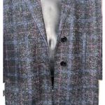 Vintage New York Girl Women's 16 Wool Window Pane Plaid Midi Coat Union Made USA Black Photo 2