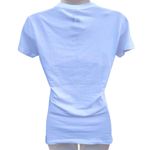 NWT I Heart NY Tee, Women's Size L, Beaded, White, Short Sleeve, V Photo 5