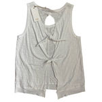 Dylan  White Slub‎ Lightweight Cotton Tie Back Tank Size Medium Photo 7