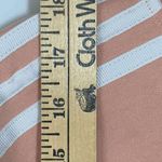 Adidas  Women's Pullover Hoodie Sweatshirt Cropped 100% Cotton Pink White Small Photo 7