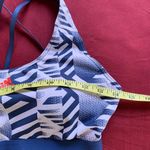 Adidas  DON'T REST BRA Top Padded Chest Cross Back Straps S Small Blue EUC Photo 3