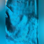 Jaclyn Smith Vintage 2002 Studio teal Asian print maxi slip dress, size medium Photo 3