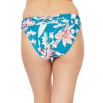 La Blanca  Flyaway Orchid Shirred Banded Hipster Swim Bikini Bottoms Blue 14 Photo 1