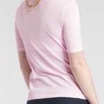 Athleta Renew T Shirt Womens Pink Ribbed Seamless Short Sleeve Crew Neck small Photo 1