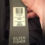 Eileen Fisher  Viscose Jersey Dress & Hi-Back V-Neck Knee Length USA Navy NWT XS Photo 4